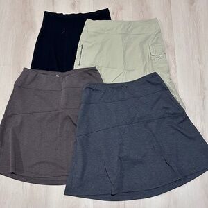 4 Royal Robbins Knee Length Skirts Medium Size 6 EUC